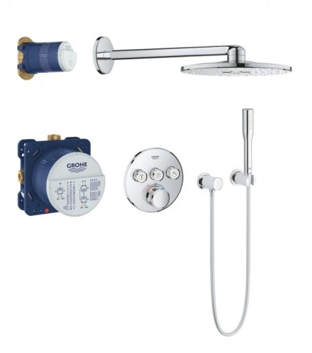 ΣΕΤ ΕΝΤΟΙΧΙΣΜΟΥ GROHTHERM SMARTCONTROL 34705000 ΧΡΩΜΕ GROHE